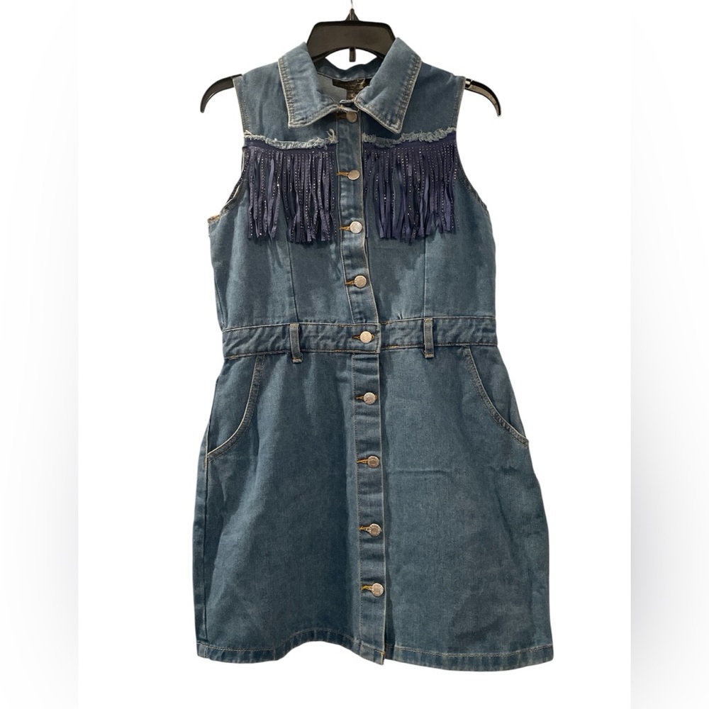 Coco and Shay Denim Women’s Sleeveless Dress Size Small